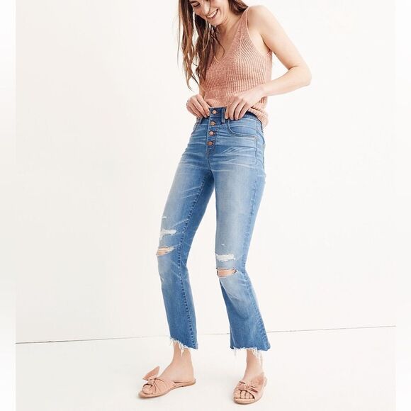 Madewell Cali Demi-Boot Jeans - Picture 1 of 9